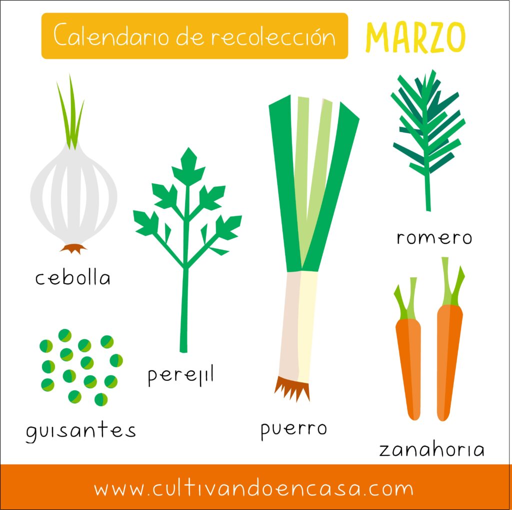 Calendario de recogida de abril